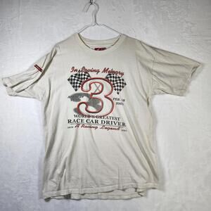 Vtg Dale Earnhardt‎ Memorial Tee XL Reebok Racing NASCAR #3 Tribute Made USA